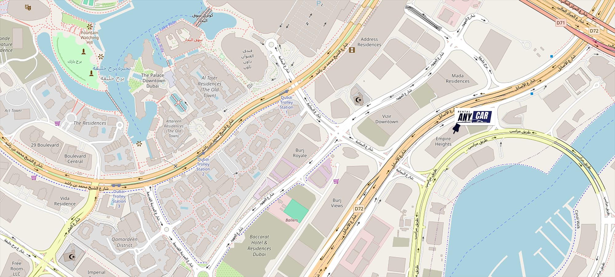 Map background
